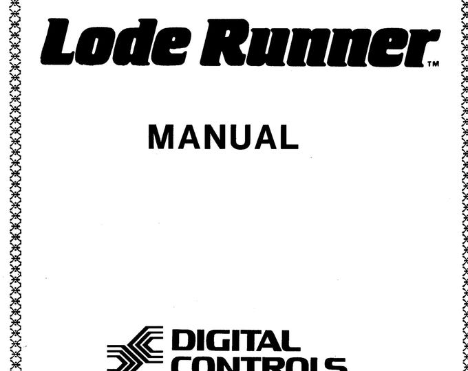 DIGITAL CONTROLS - IREM - Lode Runner - Service Manual - Parts Manual - Owner manual -  Pdf Download