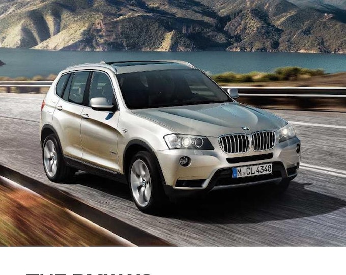 BMW X3 xDrive 28i-xDrive 35i F25 2010-2017 Owners Manual - English