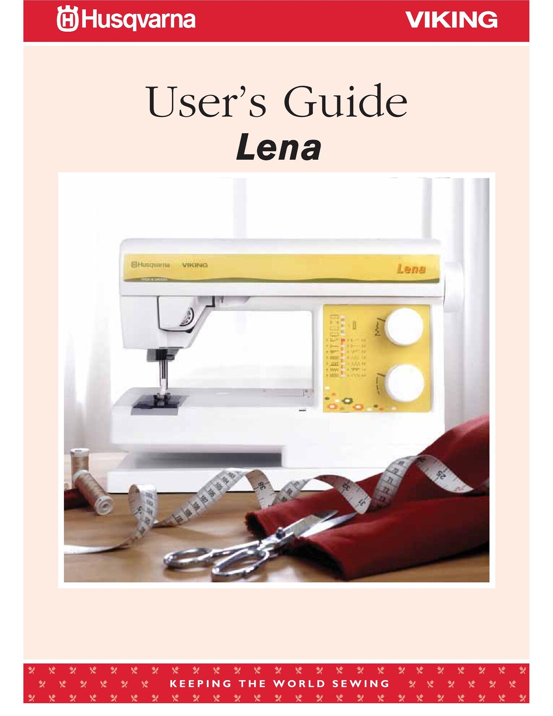 Husqvarna Viking Lena Sewing Machine Instruction Manual User Manual