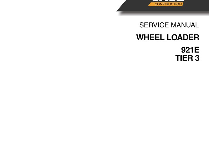 Case CRAWLER EXCAVATOR CX240B SL -  Service Manual (Pdf Download)