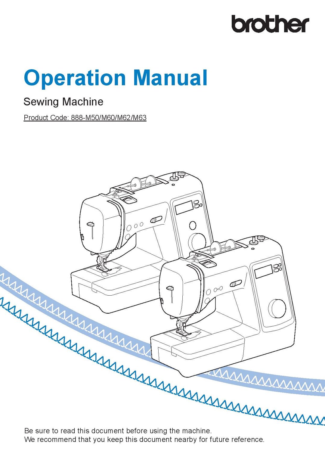 Brother Innovis Ns80e Sewing Machine Instruction Manual User Manual