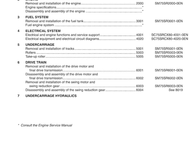 Case CRAWLER EXCAVATOR CX75SR/CX80 TIER 3- Repair Manual - Service Manual (Pdf Download)