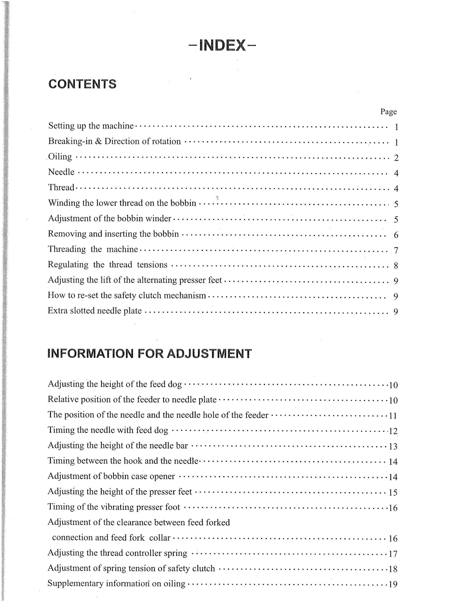 CONSEW 206RB5 Sewing Machine Instruction Manual User Manual Complete User Guide English Etsy