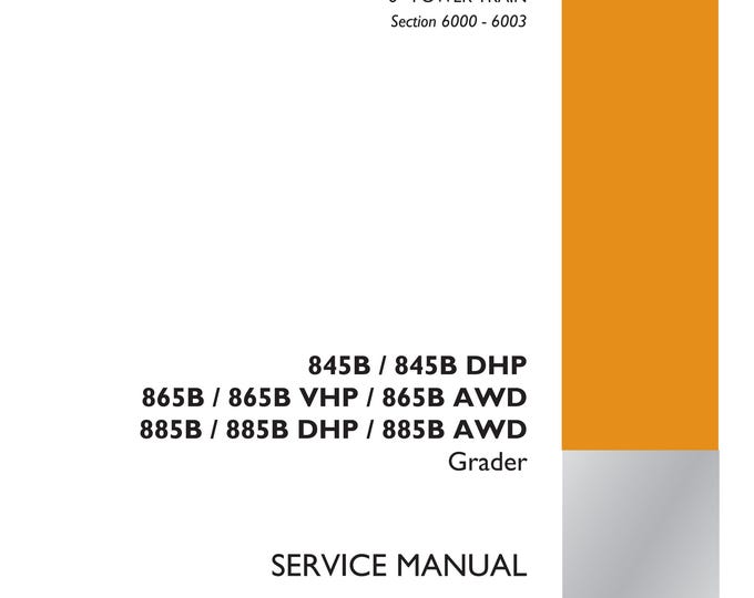 Case 845B 845B DHP 865B 865B VHP  865B AWD 885B 885B Dhp 885B Awd - Service Manual (Pdf Download)