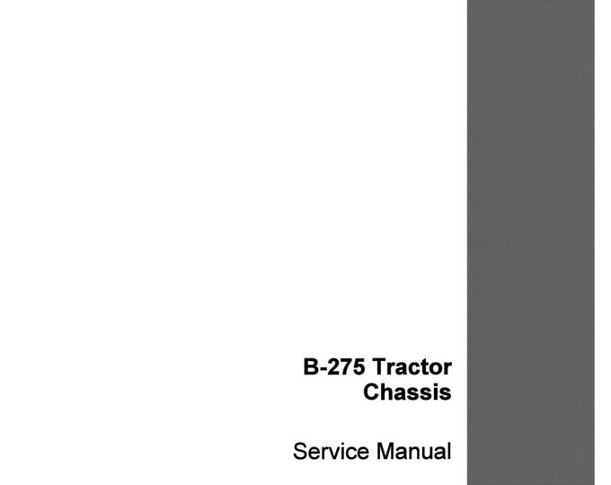 Case B-275 Tractor Transmission-Repair Manual - Service Manual (Pdf Download)