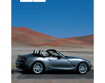 BMW Z4 E85 - E86 2.5i-3.0i 2003-2008 Owners Manual - English