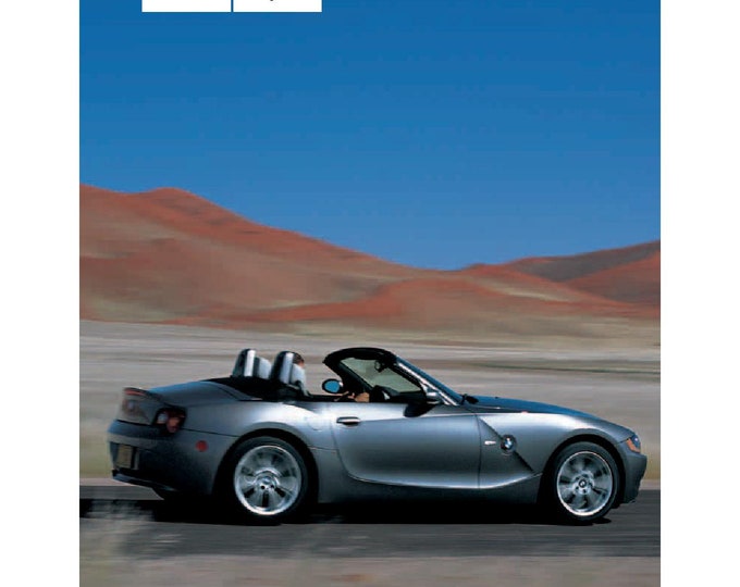 BMW Z4 E85 - E86 2.5i-3.0i 2003-2008 Owners Manual - English