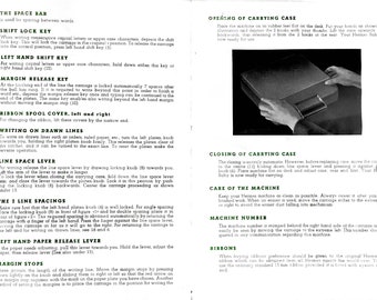 【使えます】Hermes Baby ヘルメスベビー　タイプライター　説明書あり エルメス ベビータイプライター 取扱説明書 - ユーザーマニュアル