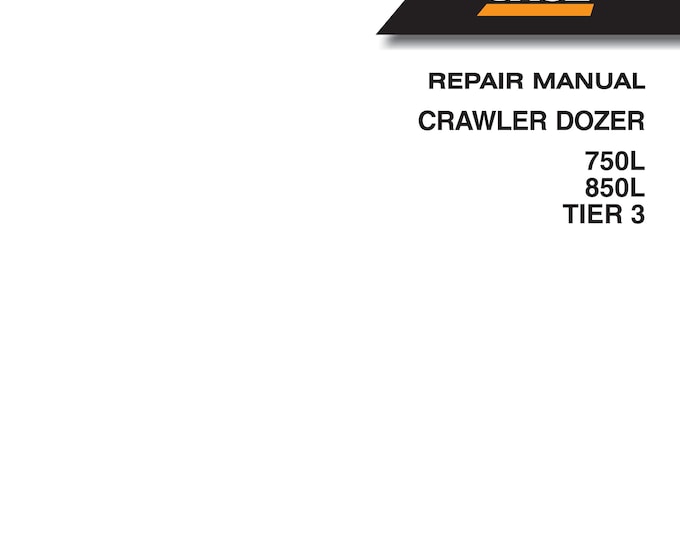 Case CRAWLER EXCAVATOR 750L 850L TIER 3 - Repair Manual - Service Manual (Pdf Download)