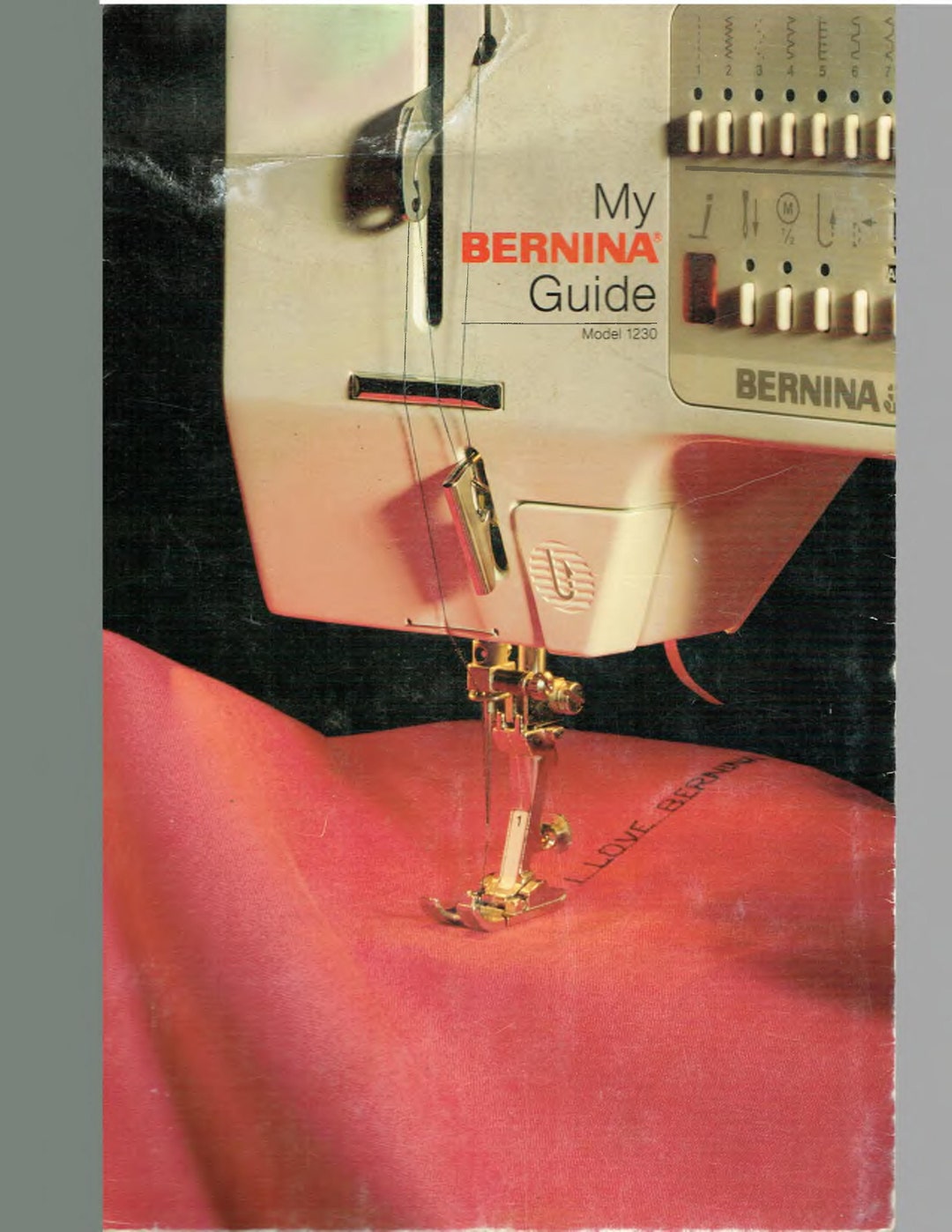 Bernina 1230 Sewing Machine Instruction Manual User Manual Complete