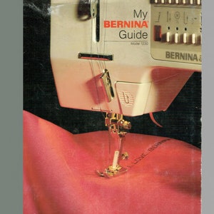 Manuel d'instructions de la machine à coudre Bernina 1230 - Mode d'emploi - Guide de l'utilisateur complet - Anglais