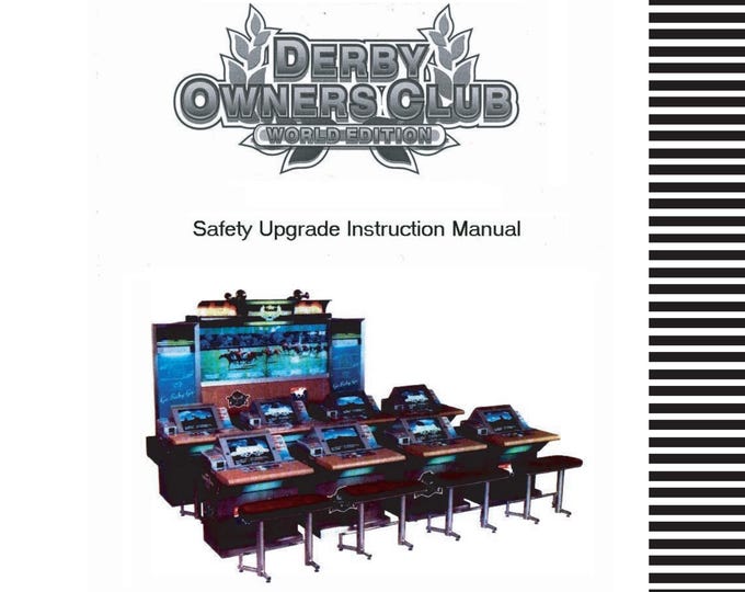 SEGA - DERBY OWNERS Club - Various Version- Service Manual - Parts Manual - Owner manual -  Pdf Download