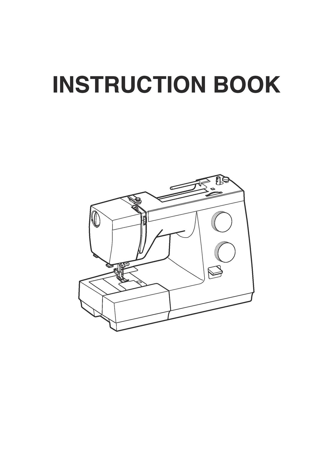 Janome 721 Sewist Sewing Machine Instruction Manual User Etsy