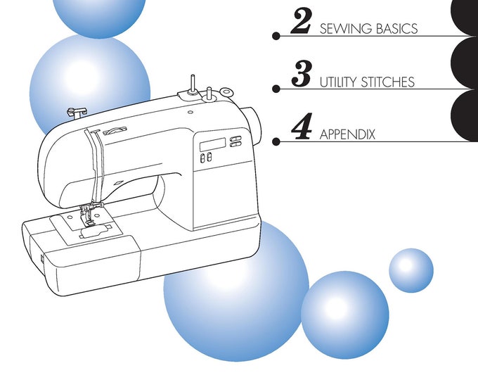 Brother SB700T Sewing Machine Instruction Manual - User Manual - Complete User Guide