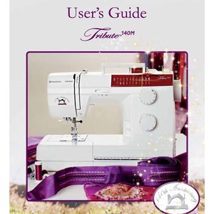 Husqvarna Viking Tribute 140M Sewing Machine Instruction Manual - English