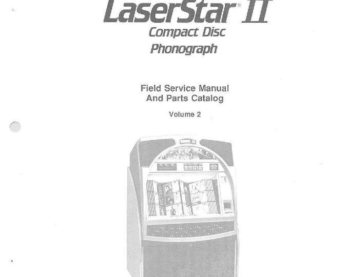 ROWE - CD-100C- Laser star 2 - VOLUME 2 - Service Manual - User Manual - Parts List - English