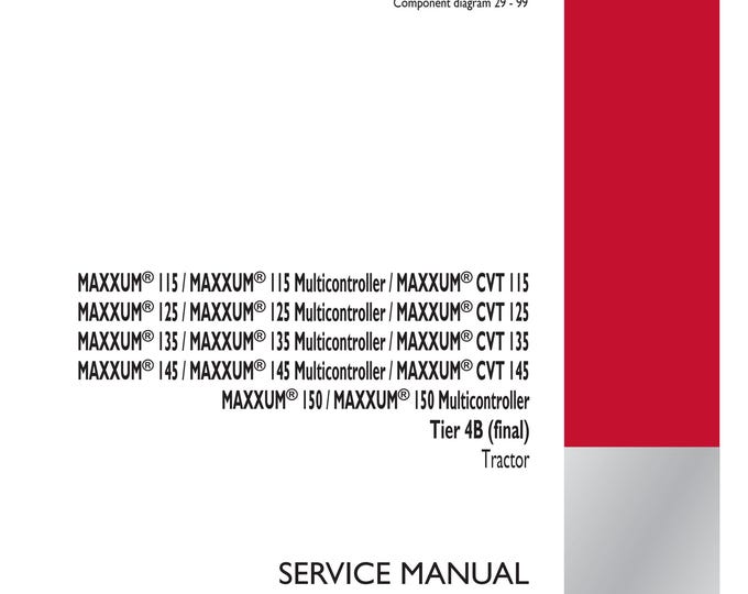 Case MAXXUM 115 -  Multicontroller - CVT 115 MAXXUM 125 - Cvt 125 Maxxum 135 Cvt 135 Maxxum 145 - Cvt 145 Maxxum 150 -Tier 4B (Pdf Download)