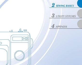Brother NS40E Sewing Machine Instruction Manual - User Manual - Complete User Guide