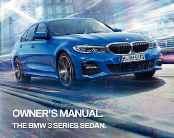 BMW 3 Series G20 2018 Owners Manual - English