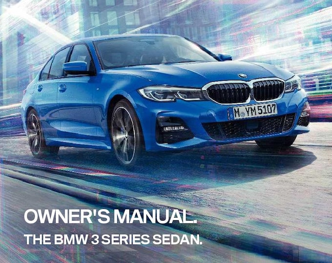 BMW 3 Series G20 2018 Owners Manual - English