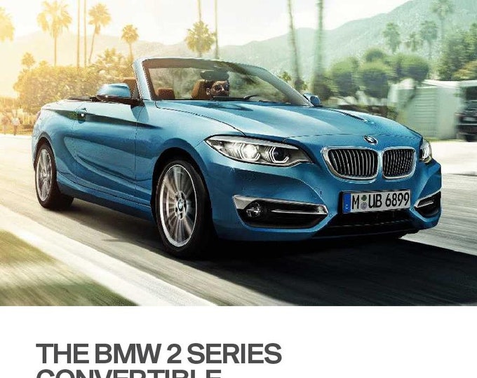 BMW 2 Series Convertible F23 2014 Owners Manual - English