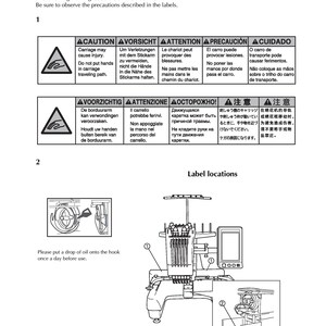 Brother PR655 Sewing Machine Instruction Manual - User Guide - Etsy