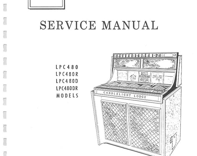 Seeburg - LPC480 -  LPC480R - LPC480D - LPC480DR  - Service Manual - Instruction Manual -  Wiring Diagram - Schematic - Operation Manual