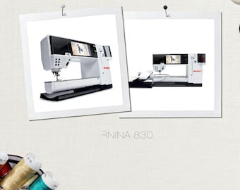 Manual de usuario de la máquina de coser Bernina 830 - Inglés