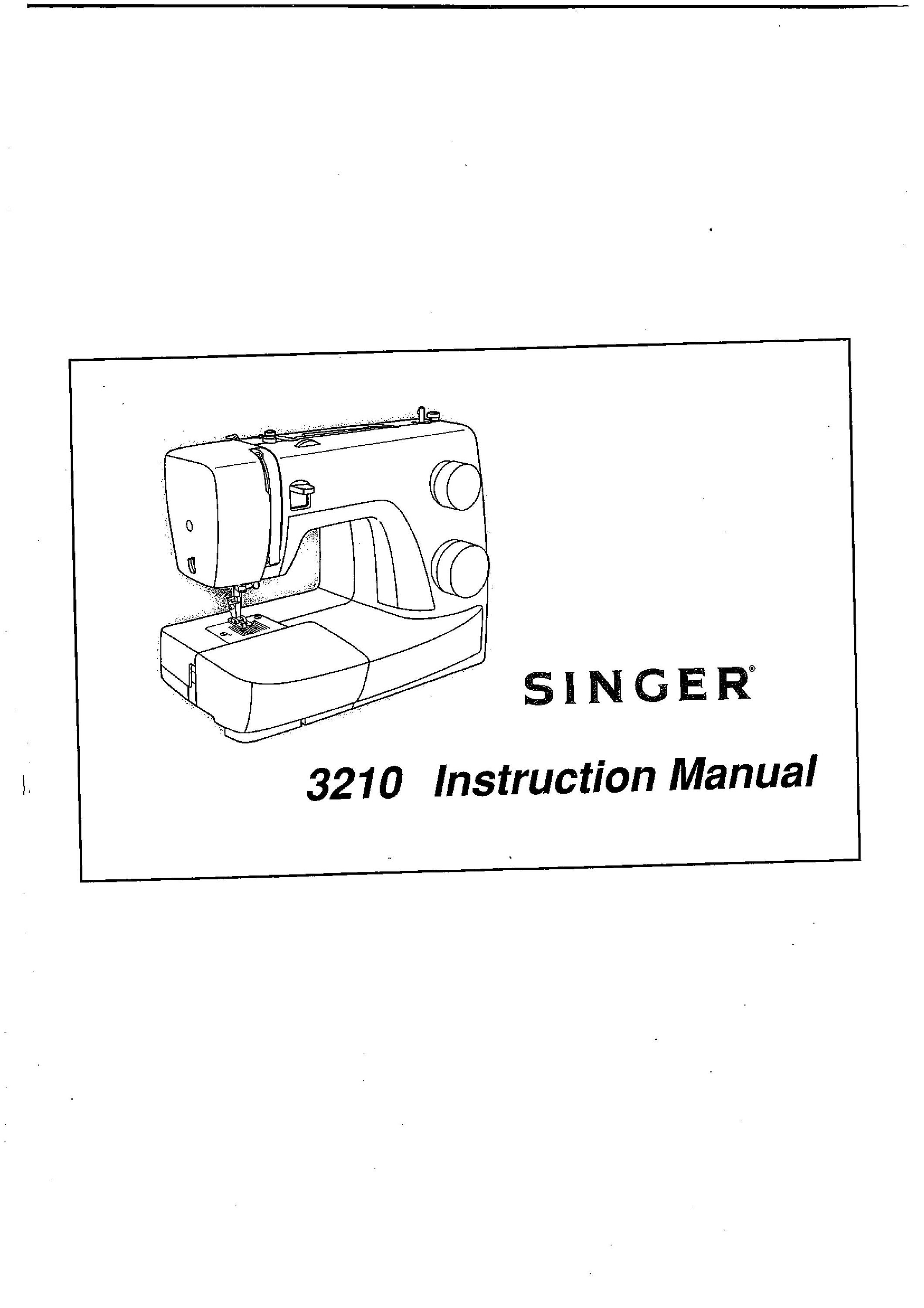 Singer 4411 Heavy Duty Sewing Machine Instruction Manual User Manual  Complete User Guide English French Spanish 