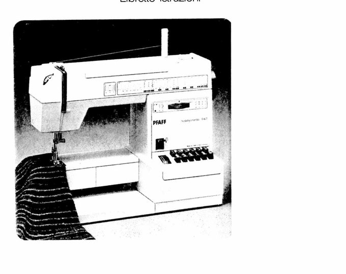 Pfaff Hobbymatic 905 Sewing Machine Instruction Manual - User Manual - Complete User Guide - English