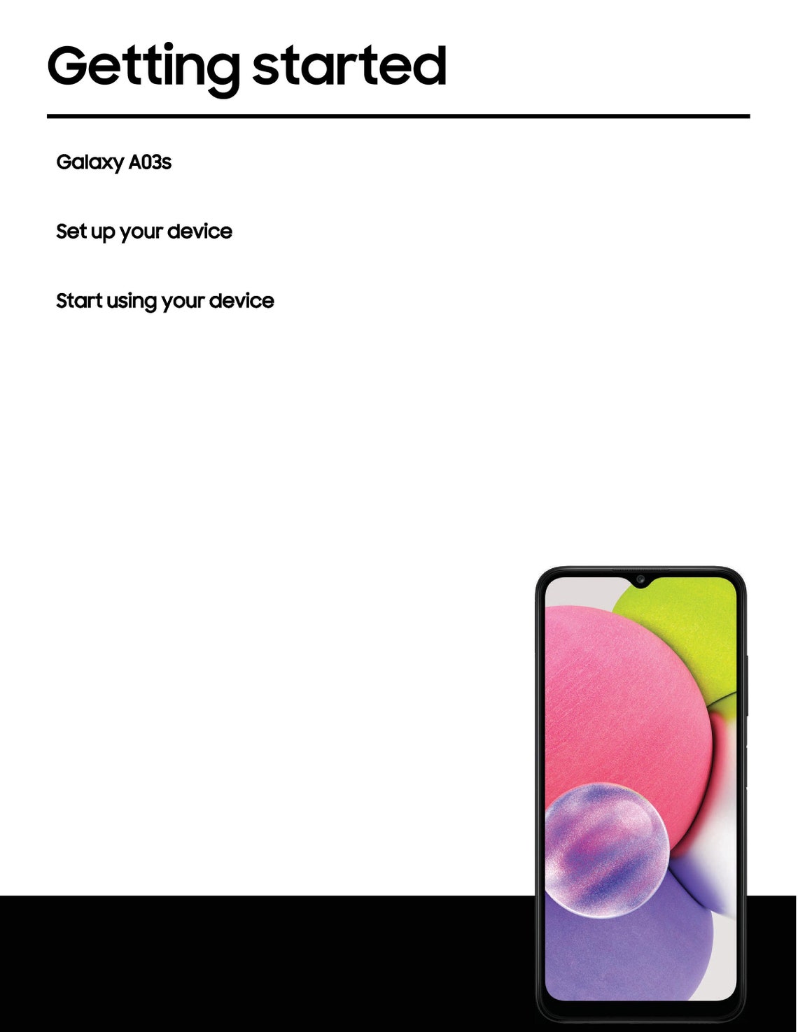 Samsung Galaxy A03s Owners Manual User Manual Instruction Manual