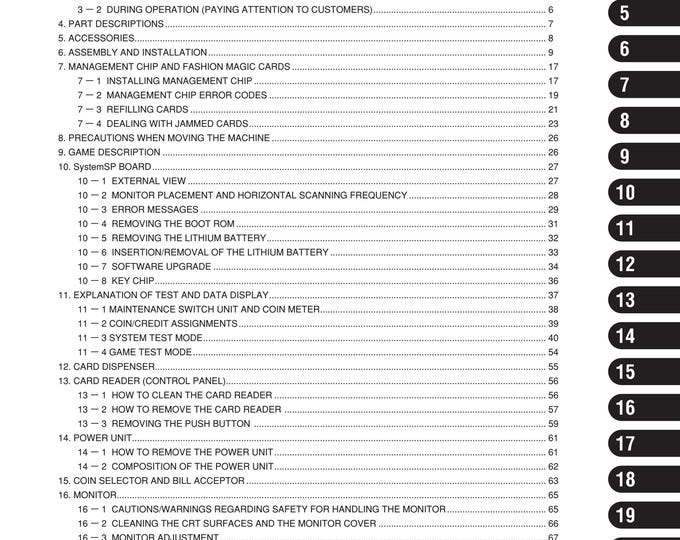 TAITO - LAND SEA Air Squad - Service Manual - Parts Manual - Owner manual -  Pdf Download