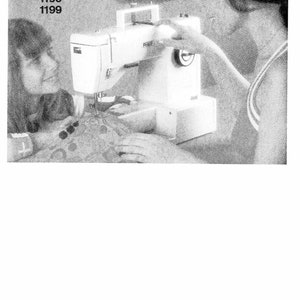 Pfaff-1199-1196 Sewing Machine Instruction Manual - User Manual - Complete User Guide - English