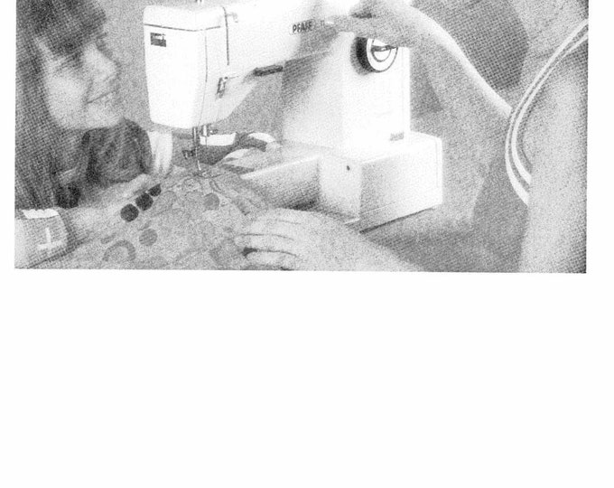 Pfaff-1199-1196 Sewing Machine Instruction Manual - User Manual - Complete User Guide - English