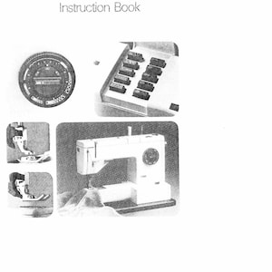 Pfaff synchromatic 1217 Sewing Machine Instruction Manual - User Manual - Complete User Guide - English