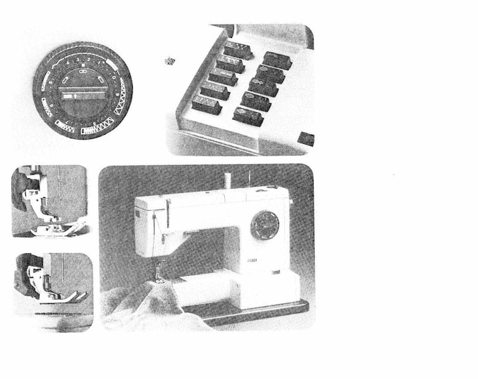 Pfaff synchromatic 1217 Sewing Machine Instruction Manual - User Manual - Complete User Guide - English