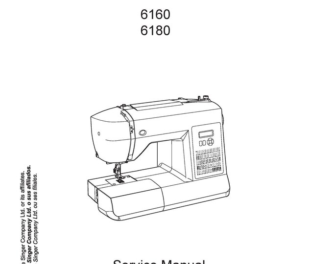 Singer-Brilliance-6180-6160-Service-Manual Repair Manual - English