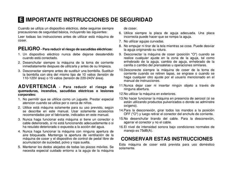 Singer 50T8 E99670 Sewing Machine Instruction Manual User Manual