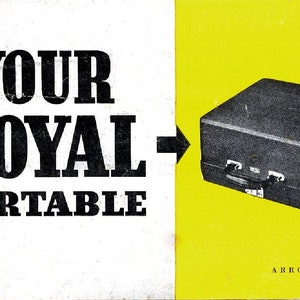 Royal Arrow Typewriter Instruction Manual - User Manual - Complete User Guide