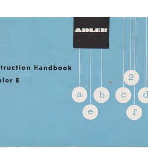 Adler-Junior-E Typewriter Instruction Manual - User Manual - Complete User Guide