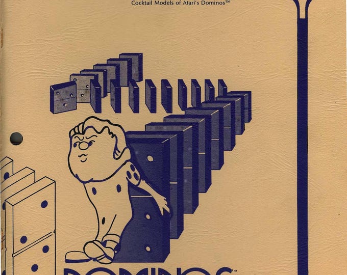 ATARI - DOMINOS - TM-089 - 1ST Printing - Service Manual - Parts Manual - Owner manual -  Pdf Download