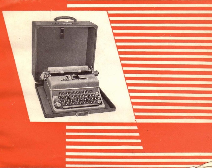 Consul silent Typewriter Instruction Manual - User Manual - Complete User Guide