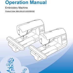 Brother PE800 Sewing Machine Instruction Manual - User Manual - Complete User Guide