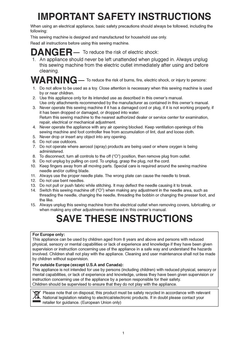 Janome C30 Sewing Machine Instruction Manual: Complete User Guide (PDF ...