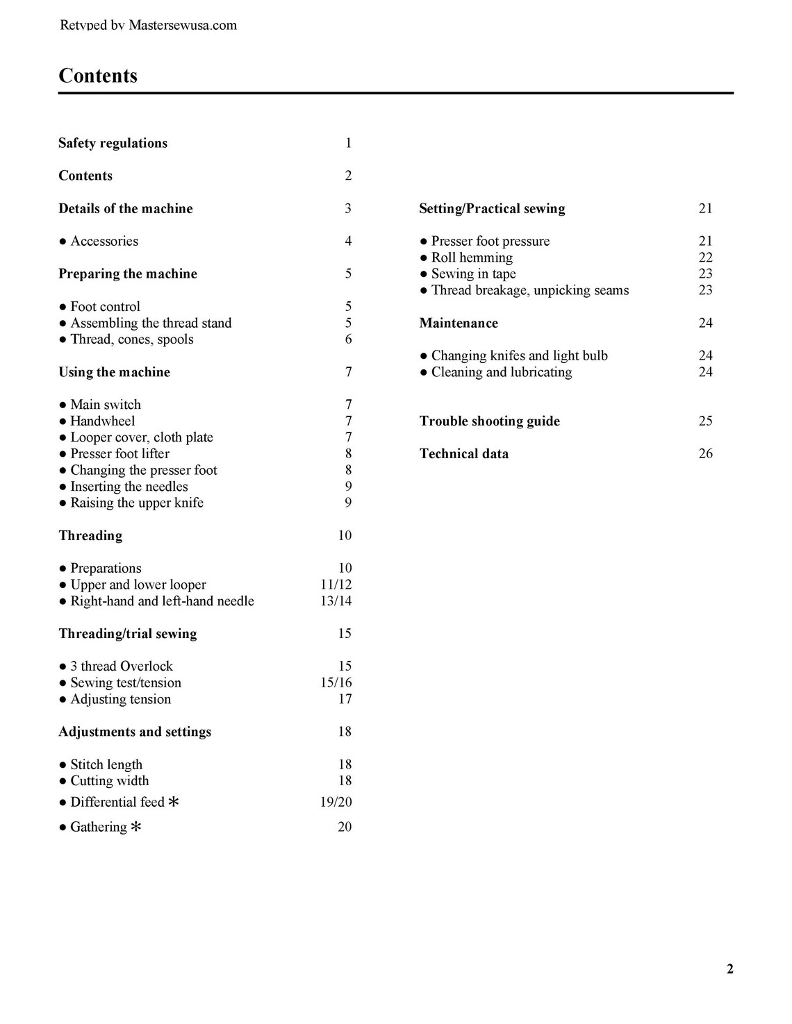 Bernina Funlock 004D Funlock 004 Sewing Machine Instruction Manual User ...