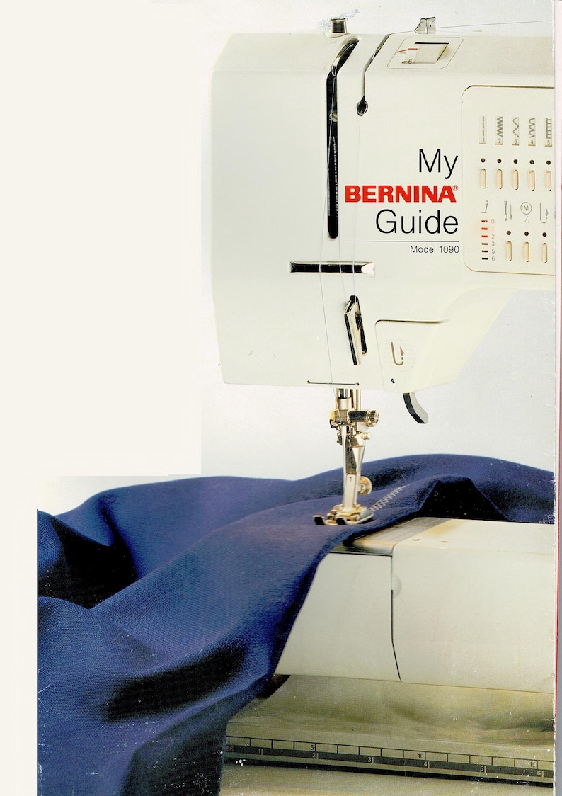Bernina 1090 1090 S Sewing Machine Instruction Manual User Manual