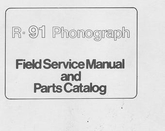 ROWE - R-91- Schematic - Service Manual - User Manual - Parts List - English