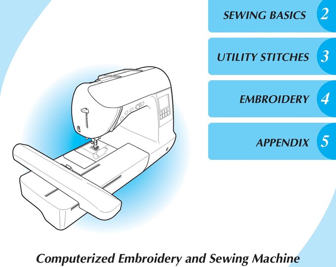 Brother SE1800 Sewing Machine Instruction Manual - User Manual - Complete User Guide