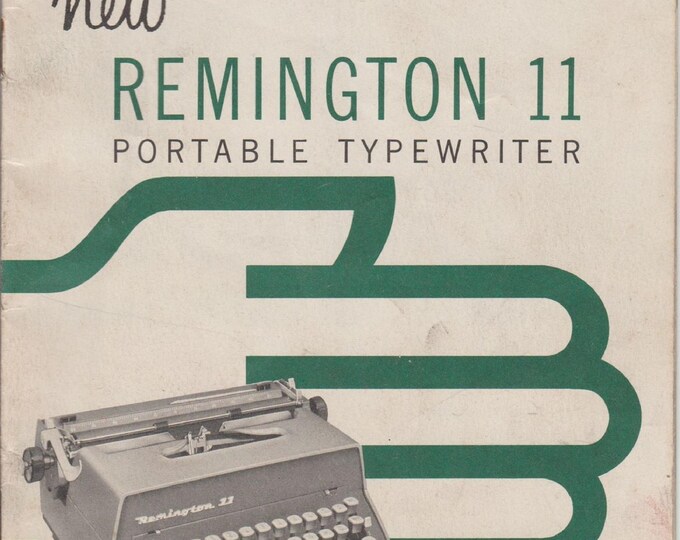 Remington-11 Typewriter Instruction Manual - User Manual - Complete User Guide