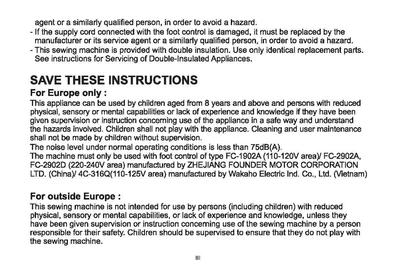 Singer HD6380M Sewing Machine Instruction Manual User Manual Complete